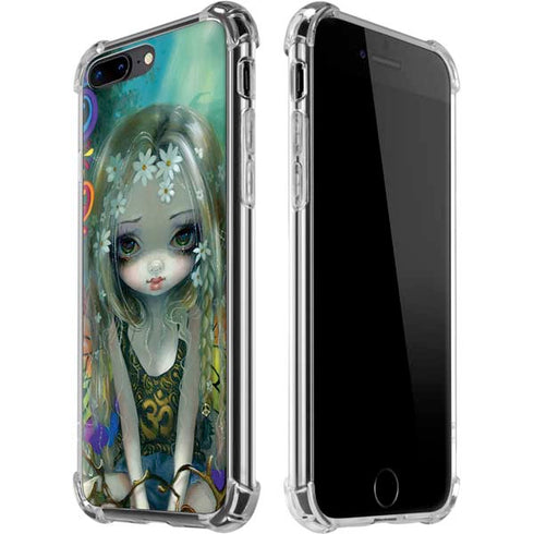 Rainbow Winged Yoga Fairy by Jasmine Becket-Griffith iPhone Cases